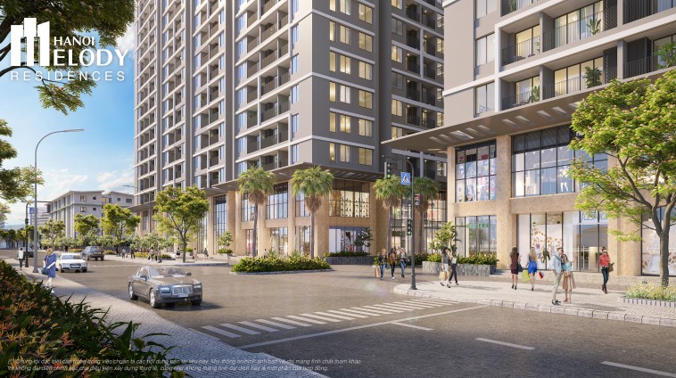 Căn hộ chung cư 3PN Quận Hoàng Mai với nhiều chính sách ưu đãi từ CĐT dự án Hanoi Melody Residences.